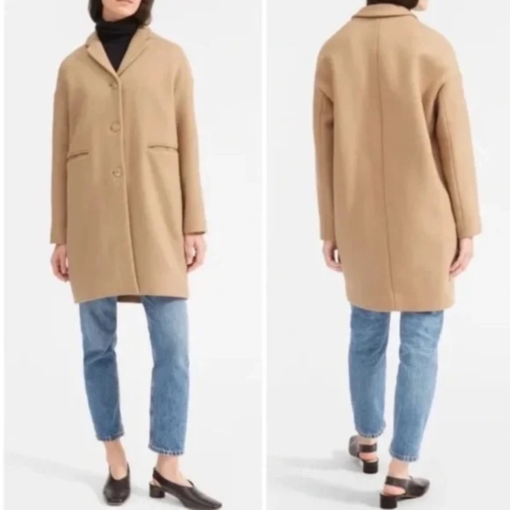 Everlane Wool Camel Cocoon Coat 00